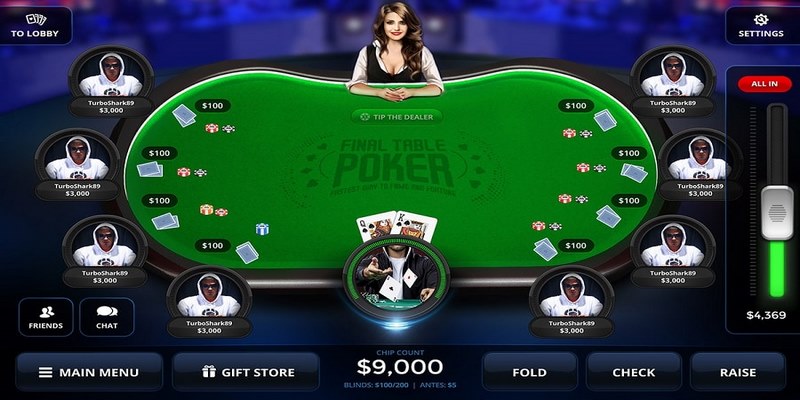 Game bài poker online có khá nhiều biến thể